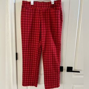 Red Plaid Pants